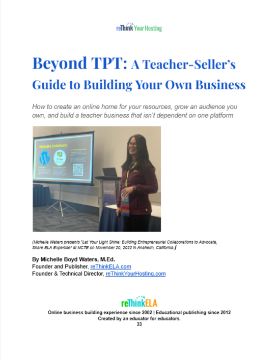 Beyond TpT Beyond TpT